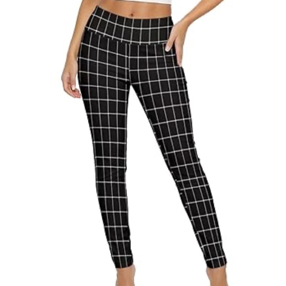 Pacsun Gingham Slim Fit Pull On Dress Pants Size Women’s Small